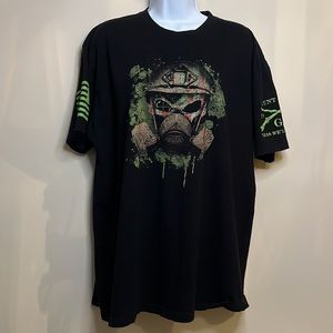 Grunt Style Printed Skull Tee Shirt